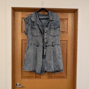 Shein Jean Romper 2xl